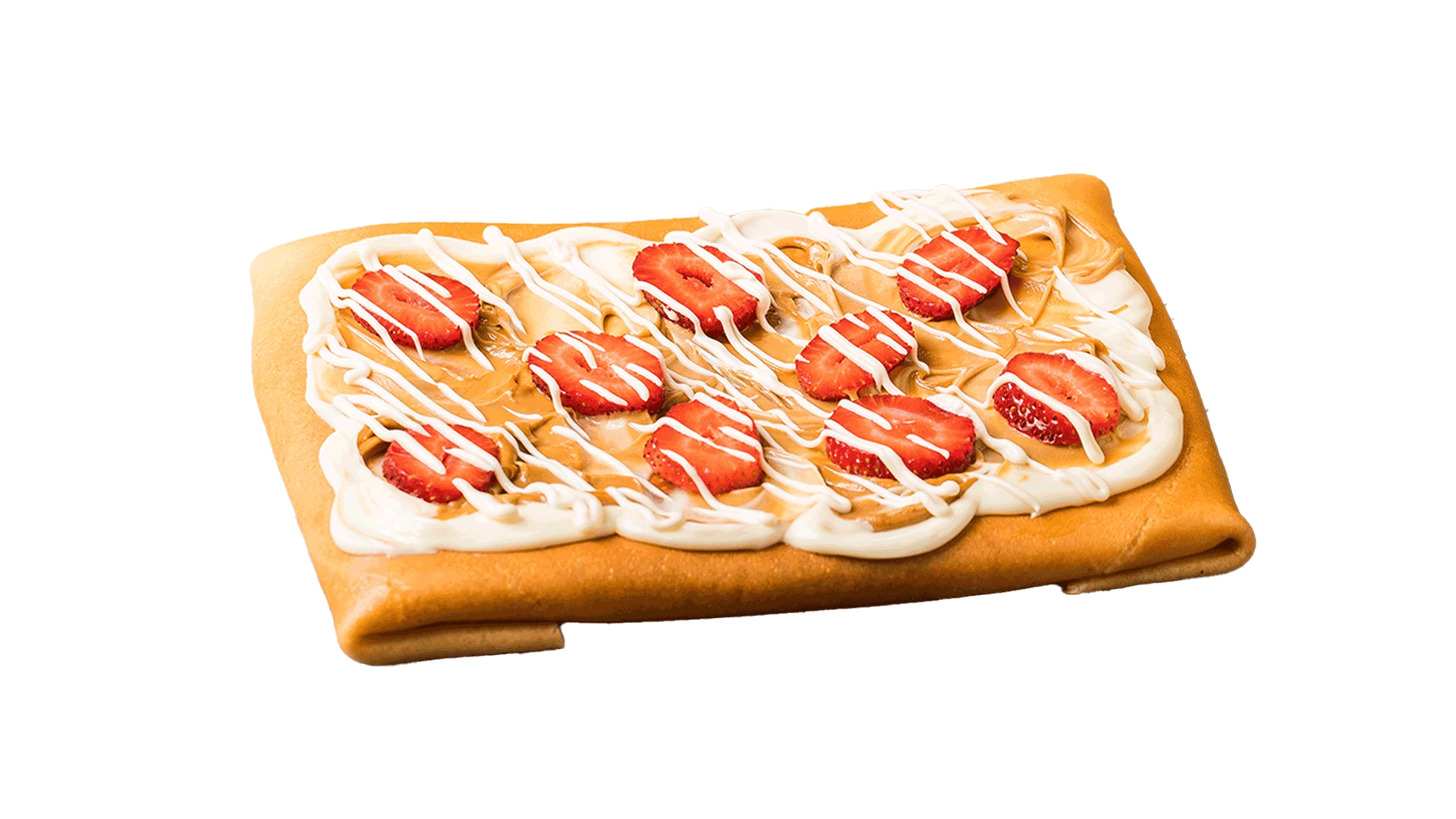 WHITE & RED SWEET CREPE